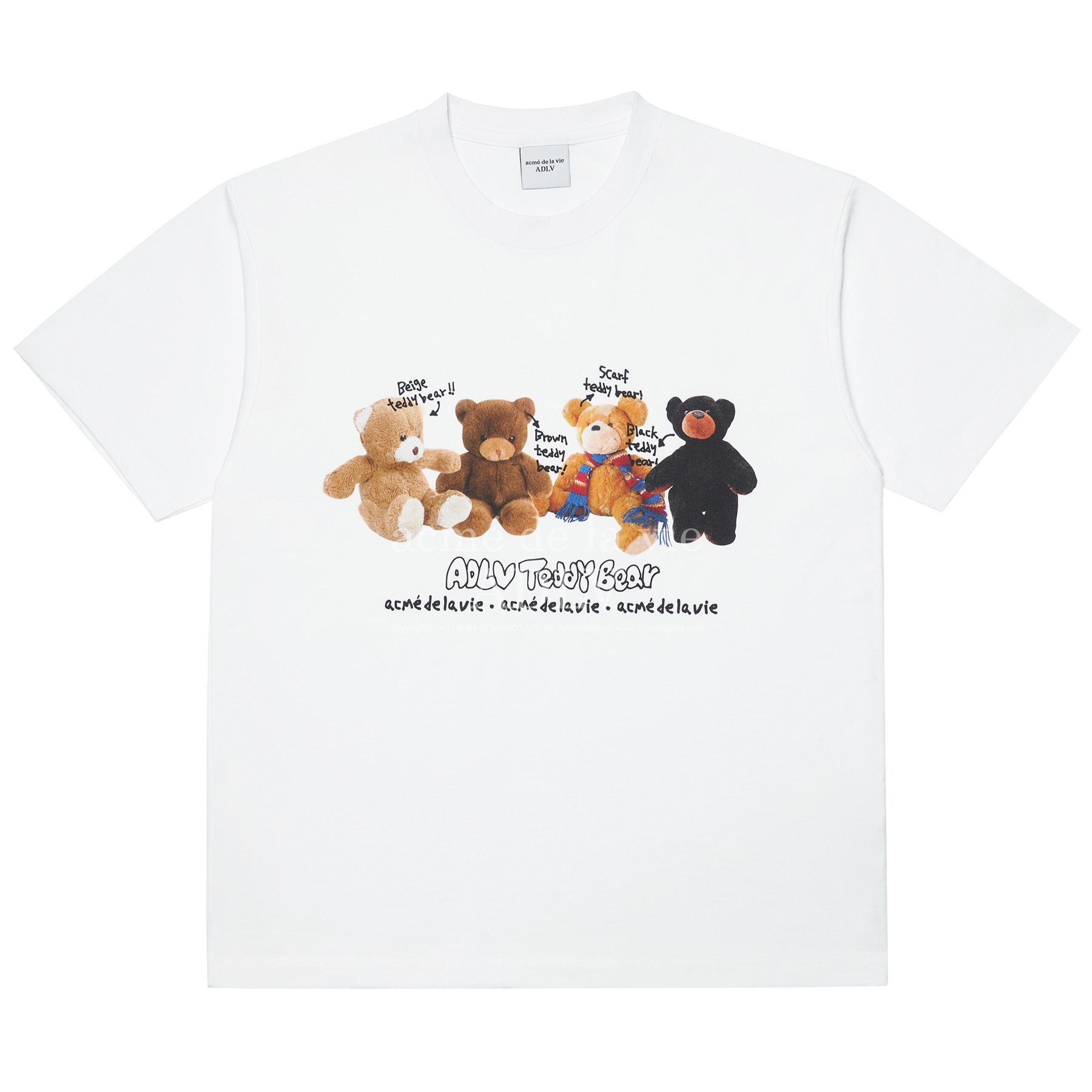 【ADLV】BEAR DOLL LINE ARCHIVE SHORT SLEEVE T-SHIRT/ 追跡付 acme de la vie
