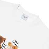  Áo thun ADLV - Acmé de la vie - TEDDY BEAR DOLL FRIEND SHORT SLEEVE T-SHIRT WHITE 