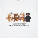  Áo thun ADLV - Acmé de la vie - TEDDY BEAR DOLL FRIEND SHORT SLEEVE T-SHIRT WHITE 