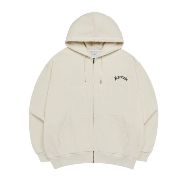 Áo Hoodie Acmé de la vie - ADLV Zip Up Gold Chain Bear Doll Cream