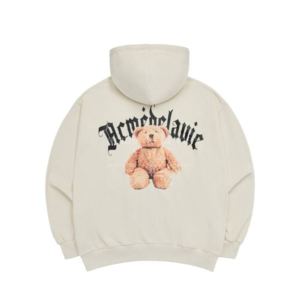 Áo Hoodie Acmé de la vie - ADLV Zip Up Gold Chain Bear Doll Cream