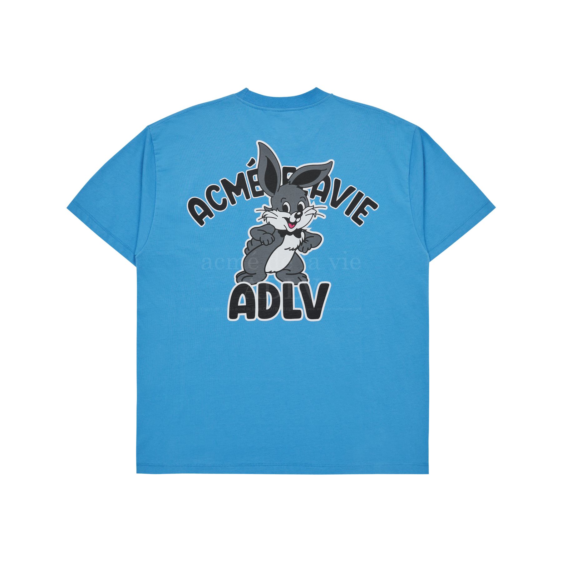 Áo thun ADLV CARTOON RABBIT SHORT SLEEVE T-SHIRT BLUE – Dope