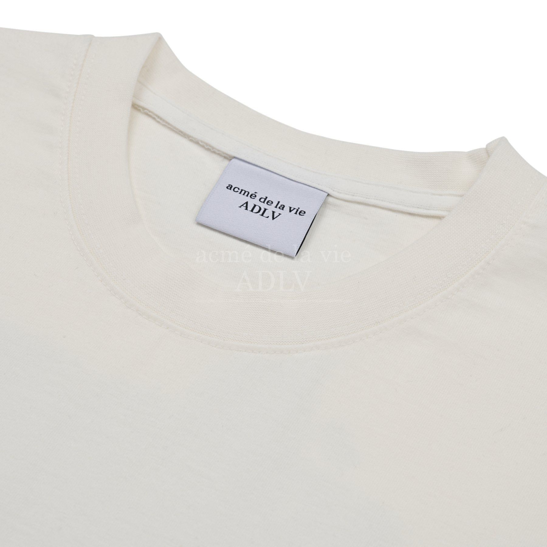 Áo thun ADLV CARTOON RABBIT SHORT SLEEVE T-SHIRT CREAM