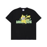  Áo thun - Acmé de la vie - ADLV RETRO HEART BEAR SHORT SLEEVE T-SHIRT BLACK 