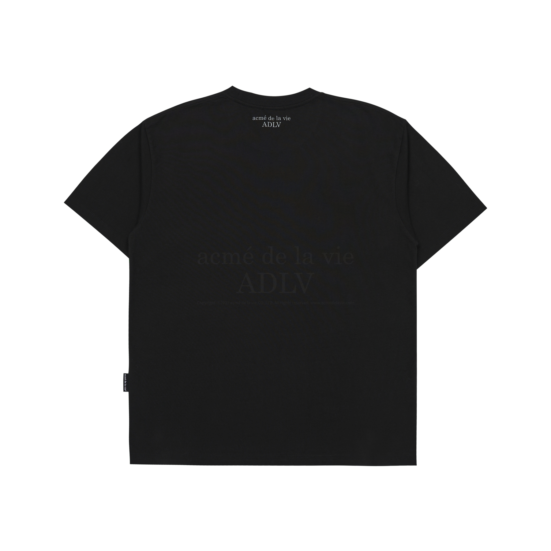 Tシャツ・カットソー ACME DE LA VIE MY NAME IS FUZZY RABBIT SHORT SLEEVE 4BUK064 24SS] MY NAME IS FUZZY RABBIT SHORT SLEEVE T-SHIRT BLACK
