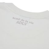  Áo thun Acmé de la vie - ADLV BLACK FUZZY RABBIT SHORT SLEEVE T-SHIRT CREAM 