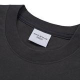  Áo thun - Acmé de la vie - ADLV A LOGO MONOGRAM EMBOSSING EMBROIDERY SHORT SLEEVE T-SHIRT CHARCOAL 