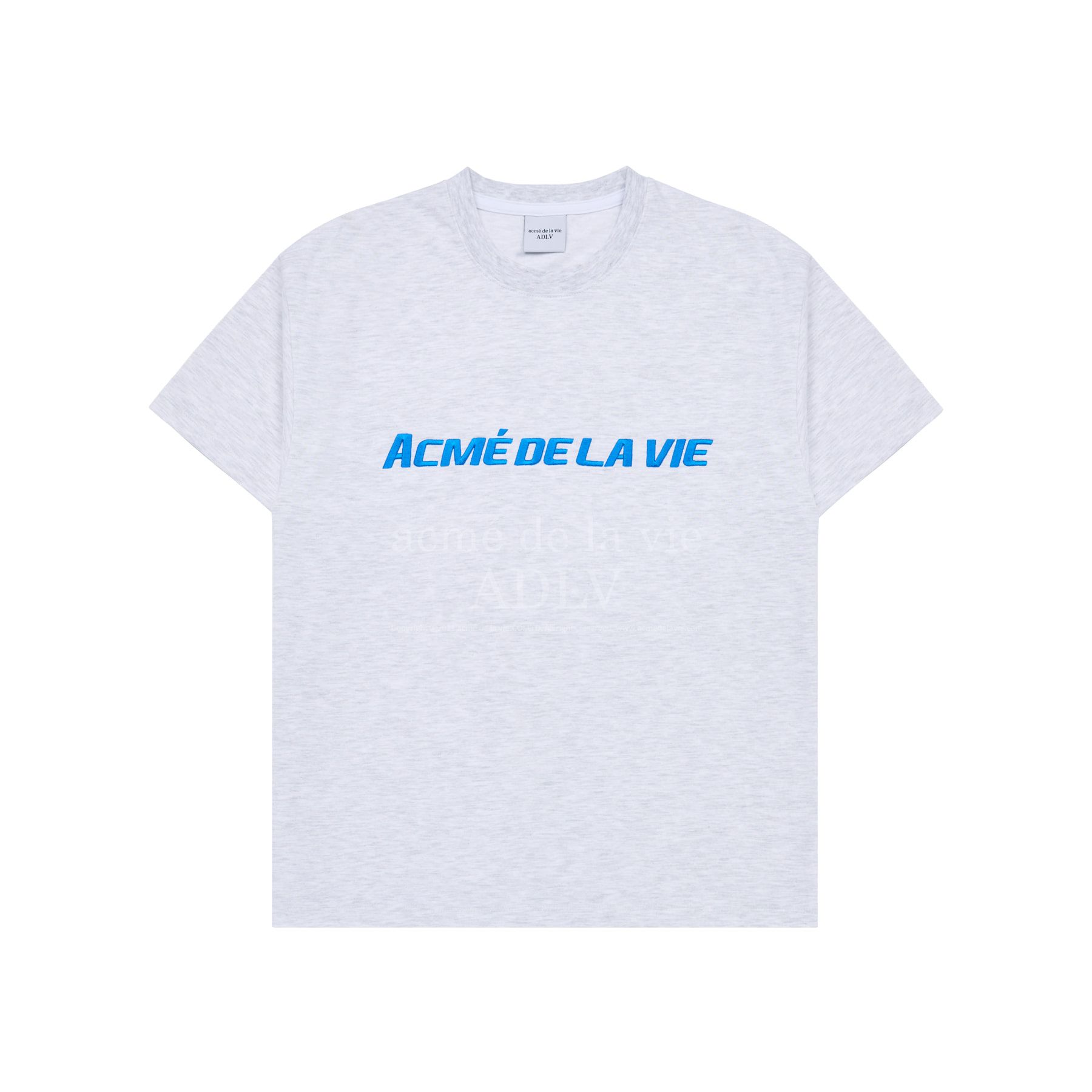  Áo thun - Acmé de la vie - ADLV SPORTY LOGO EMBROIDERY SHORT SLEEVE T-SHIRT MELANGE 