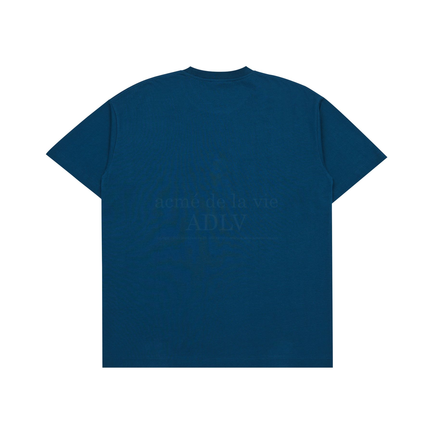  Áo thun - Acmé de la vie - ADLV SPORTY UNIFORM SHORT SLEEVE T-SHIRT NAVY 