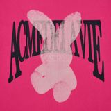  Áo thun Acmé de la vie - ADLV Halftone Dot Fuzzy Rabbit Pink 