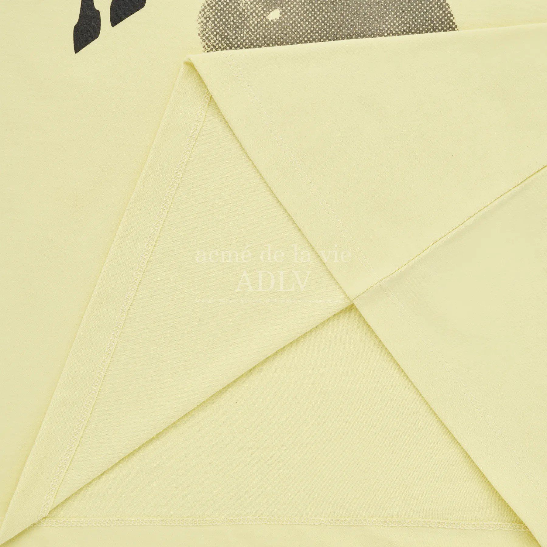  Áo thun Acmé de la vie - ADLV Halftone Dot Fuzzy Rabbit Yellow 