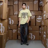  Áo thun Acmé de la vie - ADLV Halftone Dot Fuzzy Rabbit Yellow 