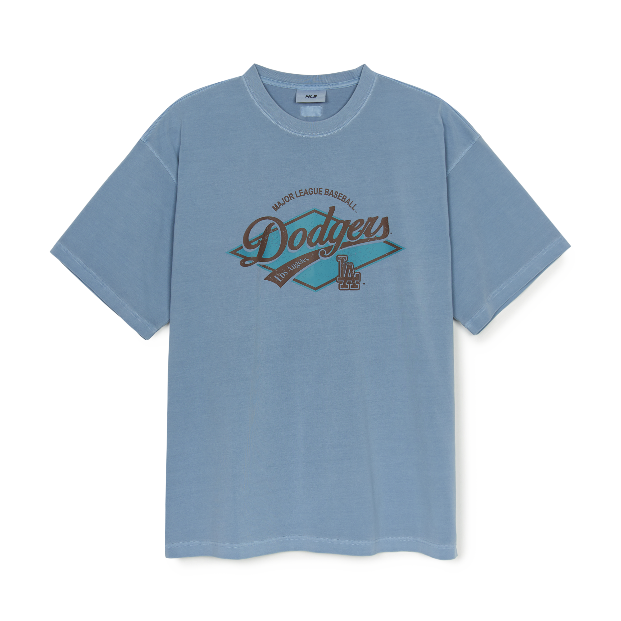 [MLB] Denim Like Pocket Overfit T-Shirt ★すぐ品切れ★ Áo Phông MLB Denimlike Monotive Over Fit T Shirts NEW YORK