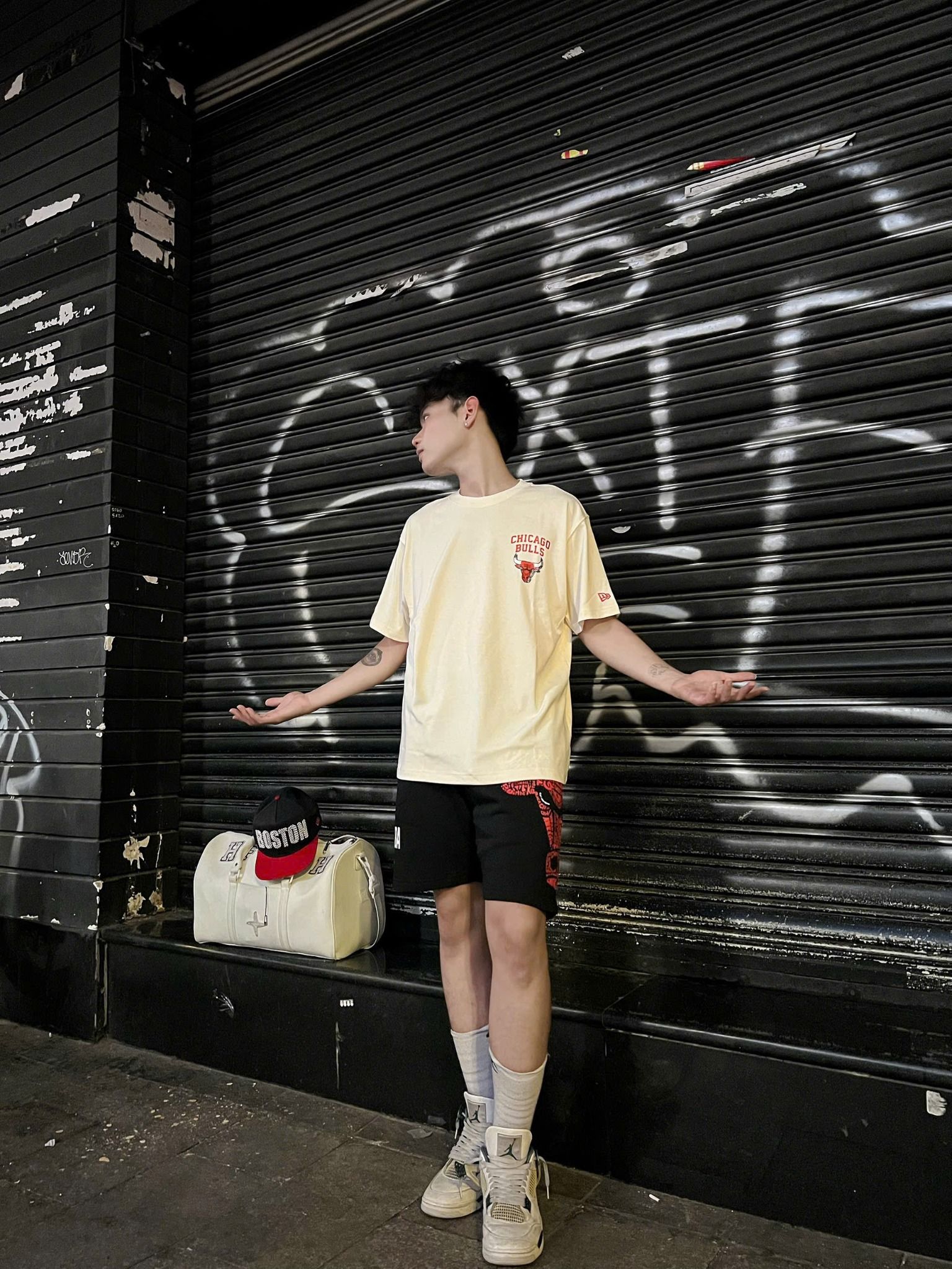  Áo Thun New Era - [Unisex] Chicago Bulls T-Shirt White - 15554845 