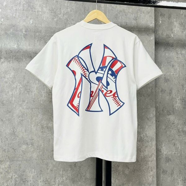 Áo Thun New Era - [Unisex] NY Yankees Paisley T-Shirt White - 13544565