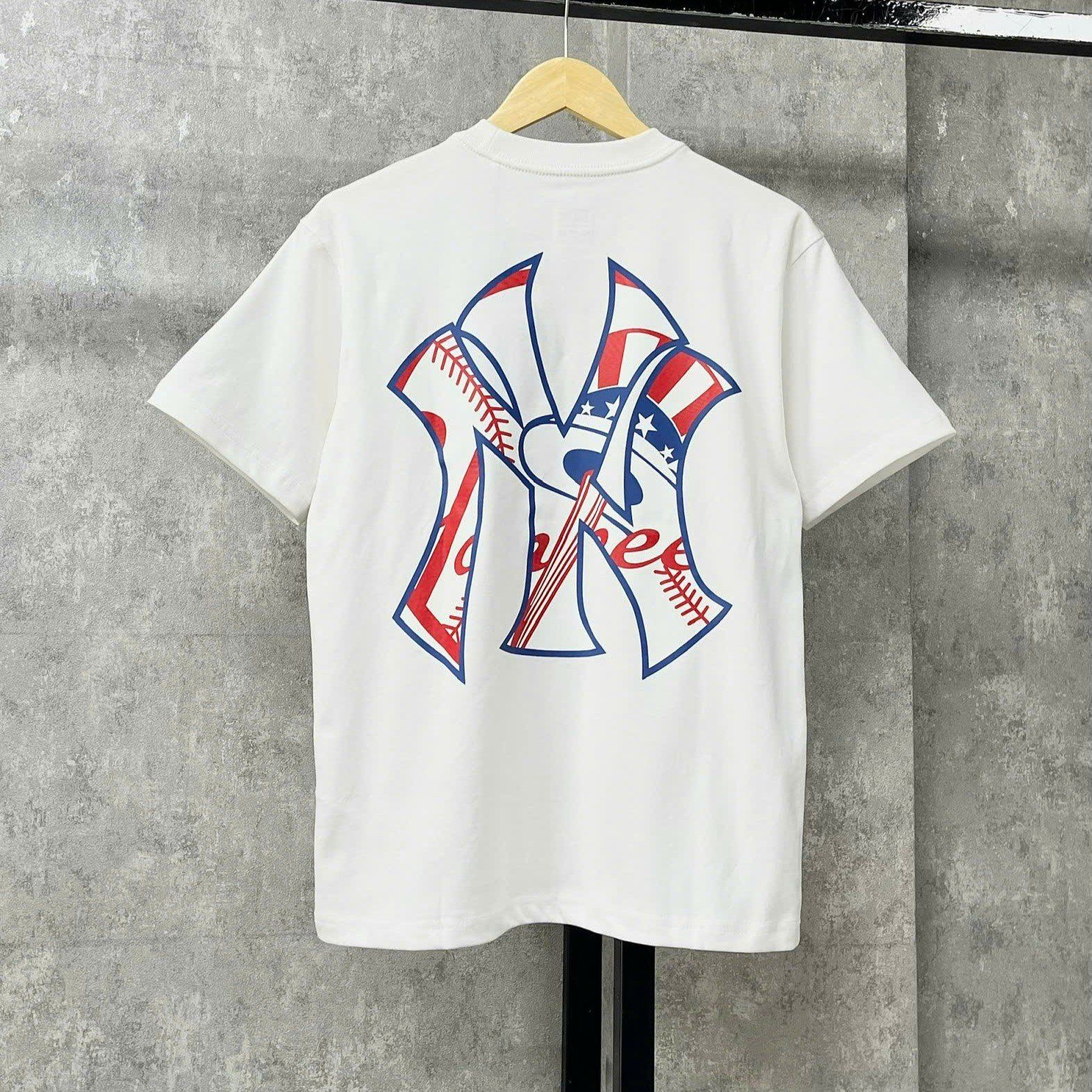  Áo Thun New Era - [Unisex] NY Yankees Paisley T-Shirt White - 13544565 