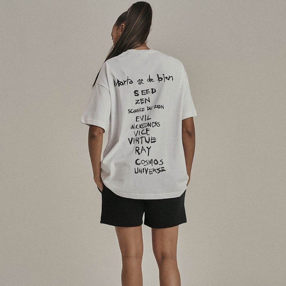  Áo thun Mariagedebien (MGDB) -  [Maria Jude Vienne] White T-Shirt - 055 