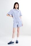  Set Áo Quần Sơ Mi WHOAU [Nữ] - (Woody) Seersucker Short Sleeve Shirt - SPYWF26G51 
