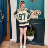  Áo Thun New Era - [Unisex] NY Jersey 97 T-Shirt White/Green - 15488880 