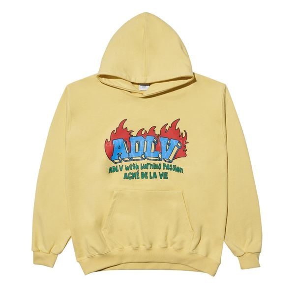  Áo Hoodie Acmé de la vie - ADLV Fire Logo Yellow 