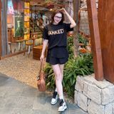  Áo Thun New Era - [Unisex] New York Yankees Tape T-Shirt Black/Gold - 12445588 