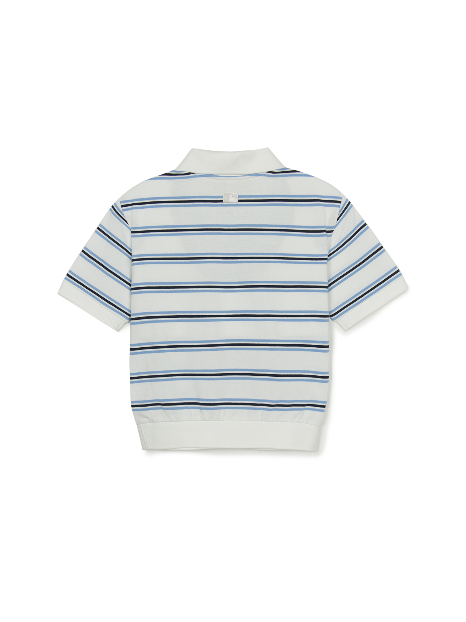  Áo Polo MLB [Nữ] Varsity Stripe Crop Collar T-Shirt NY Yankees - 3FPQV0253-50IVS 