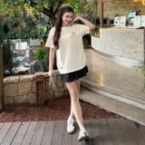  Áo Thun New Era - [Unisex] LA Dodgers Unique Logo T-Shirt White - 13225493 