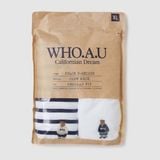  Set Áo Thun WHOAU [Unisex] - Steve (2PACK) Stripe T-shirts - WHRSE2352U 