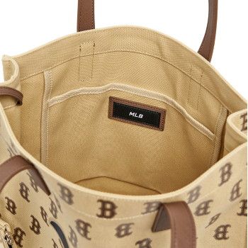  Túi - MLB Korea - MONOGRAM SHOPPER BAG NEW YORK YANKEES - 3AORL011N-43BGS 