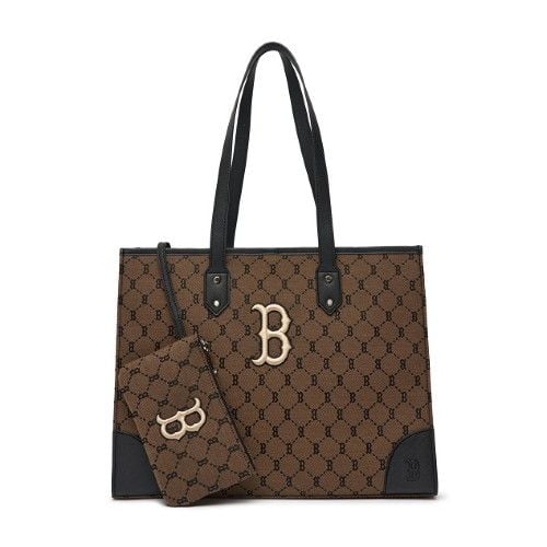  Túi MLB Korea - MONOGRAM DIAMOND JACQUARD SHOPPER BAG NEW YORK YANKEES - 3AORL021N-43BGD 