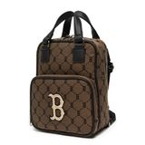  Balo MLB Korea - MONOGRAM DIAMOND JACQUARD MINI BACKPACK BAG NEW YORK YANKEES - 3ABKS031N-43BGD 