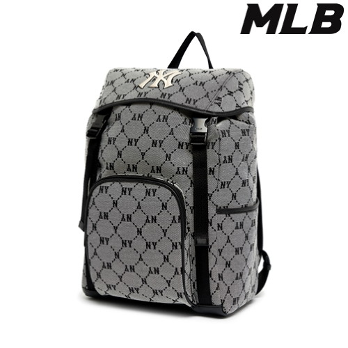 ★MLB Korea★ Diamond Monogram Sportive Backpack NY Black 3A MLB] Diamond Monogram Sportive Backpack NY Black | eBay