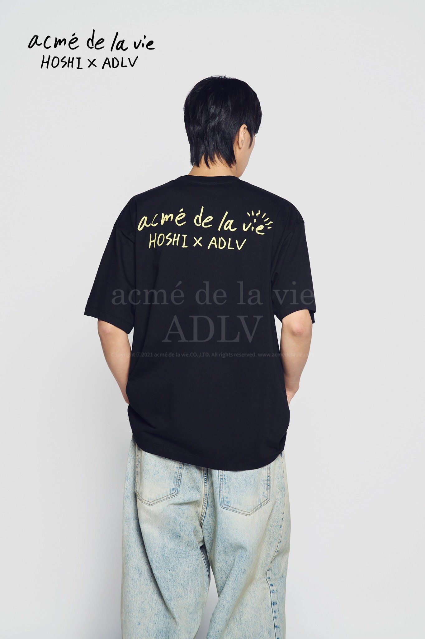  Áo thun ADLV - Acmédelavie [HOSHI] Tiger Sketch Short Sleeve T-Shirt 