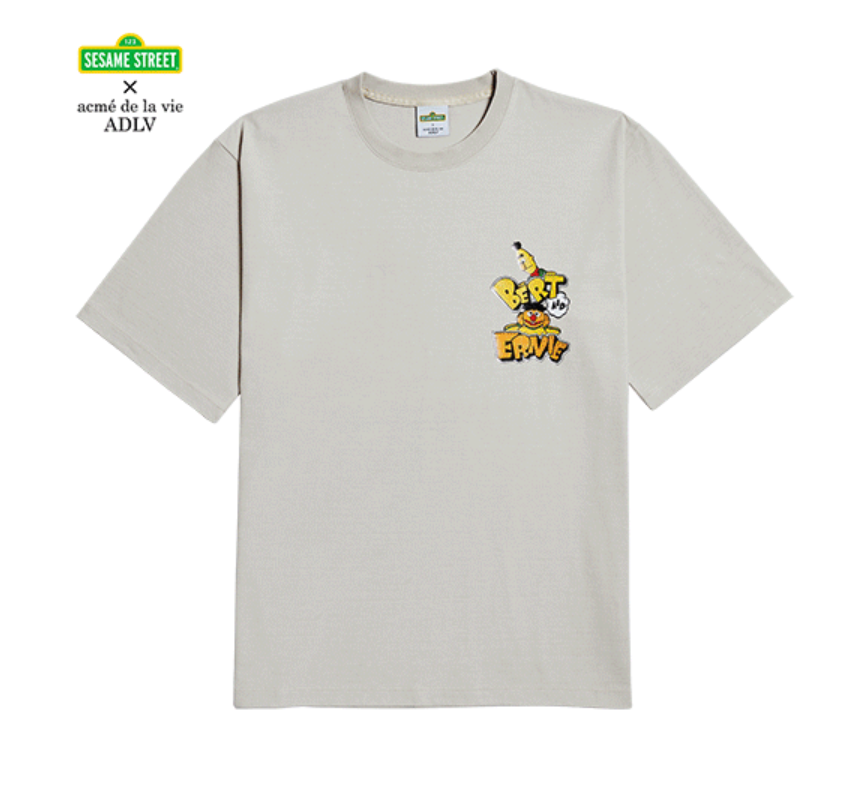  Áo thun - Acmé de la vie - ADLV SESAME STREET X 아크메드라비 DRAWING T-SHIRT 