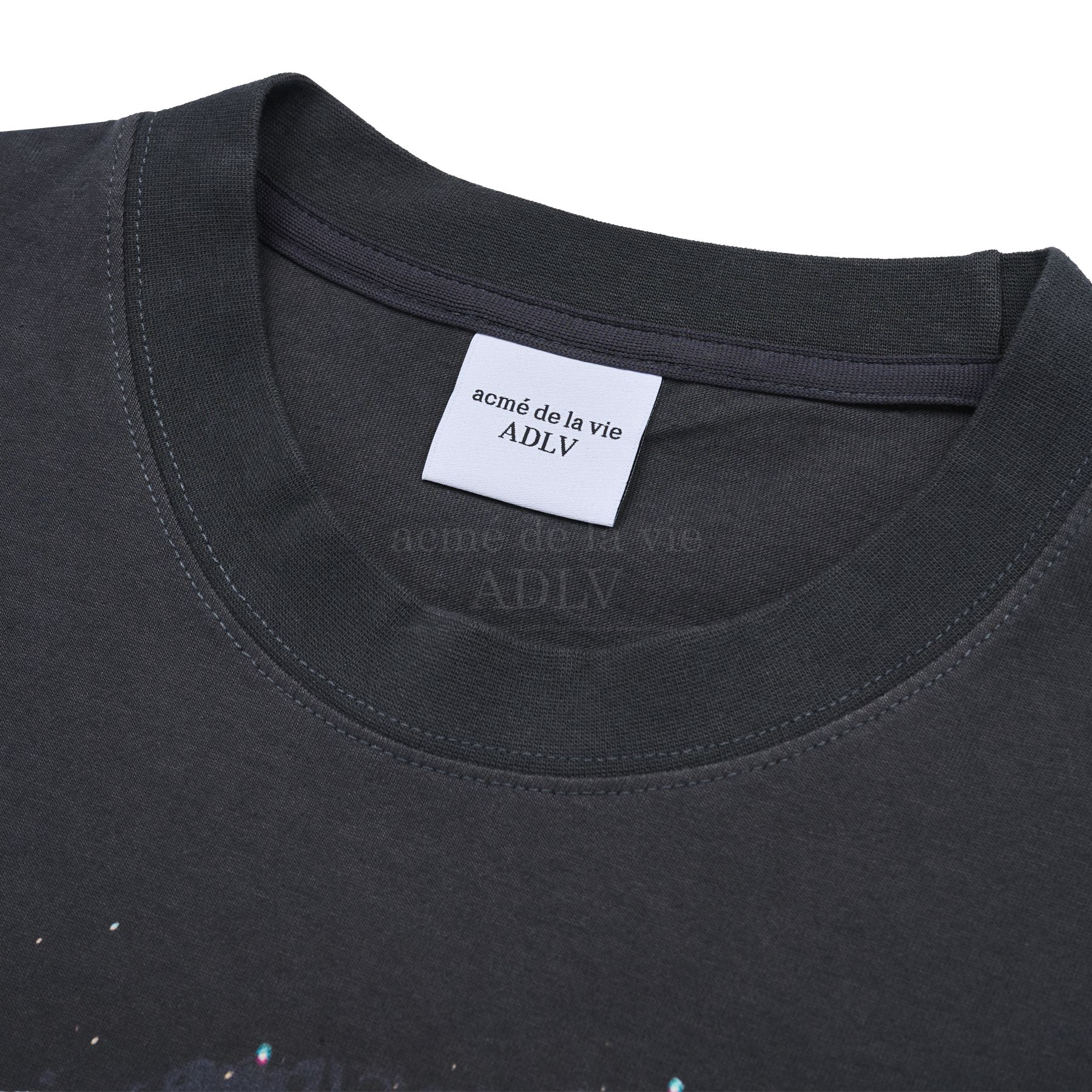  Áo thun Acmé de la vie - ADLV SPACE ARTWORK SHORT SLEEVE T-SHIRT CHARCOAL 