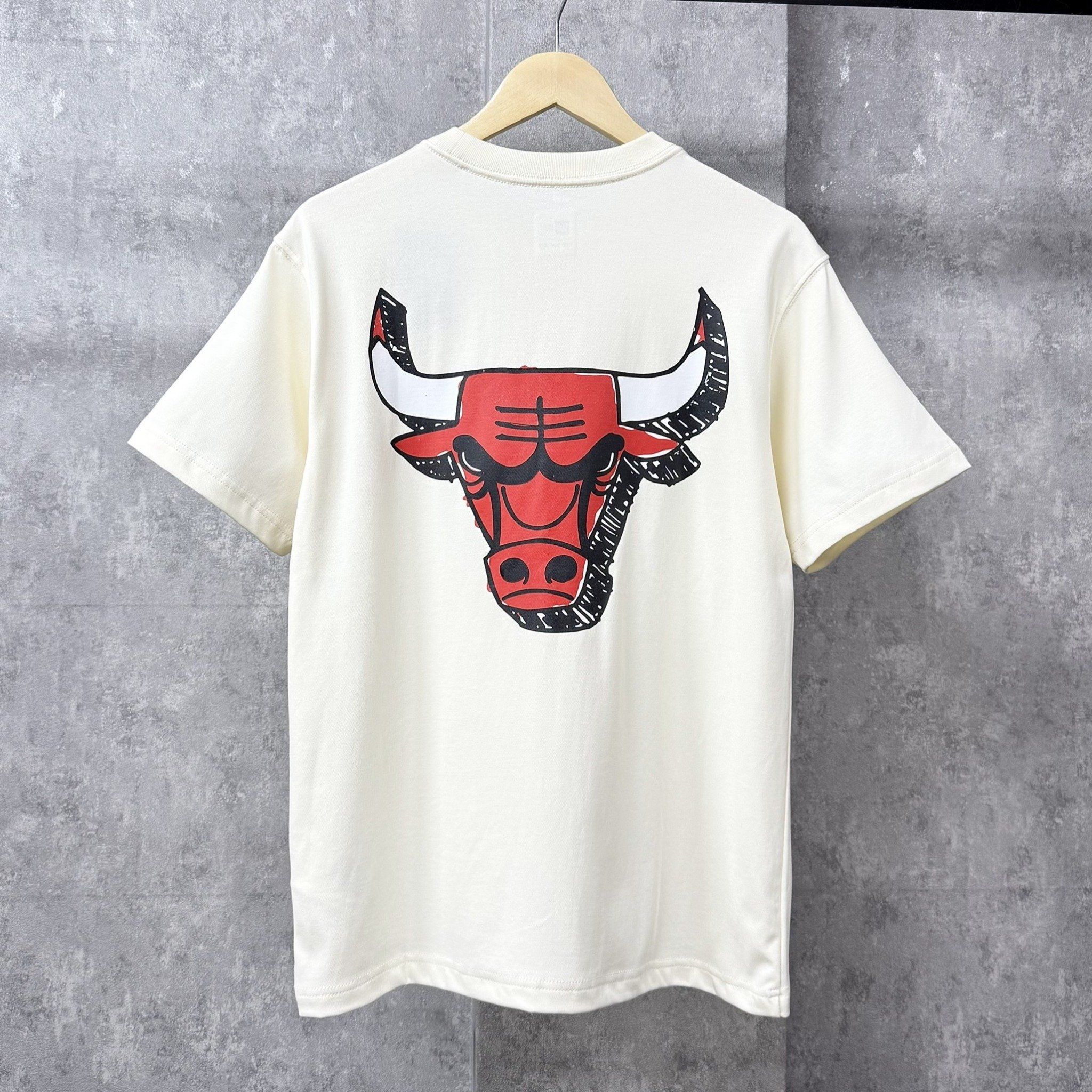  Áo Thun New Era - [Unisex] Chicago Bulls T-Shirt White 