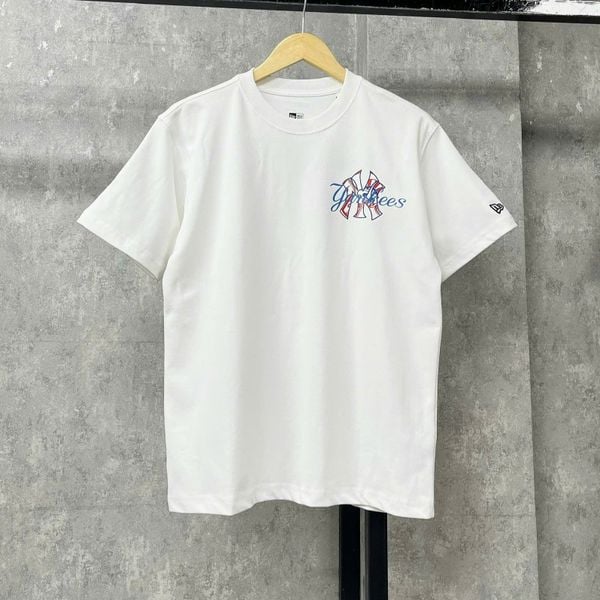Áo Thun New Era - [Unisex] NY Yankees Paisley T-Shirt White - 13544565