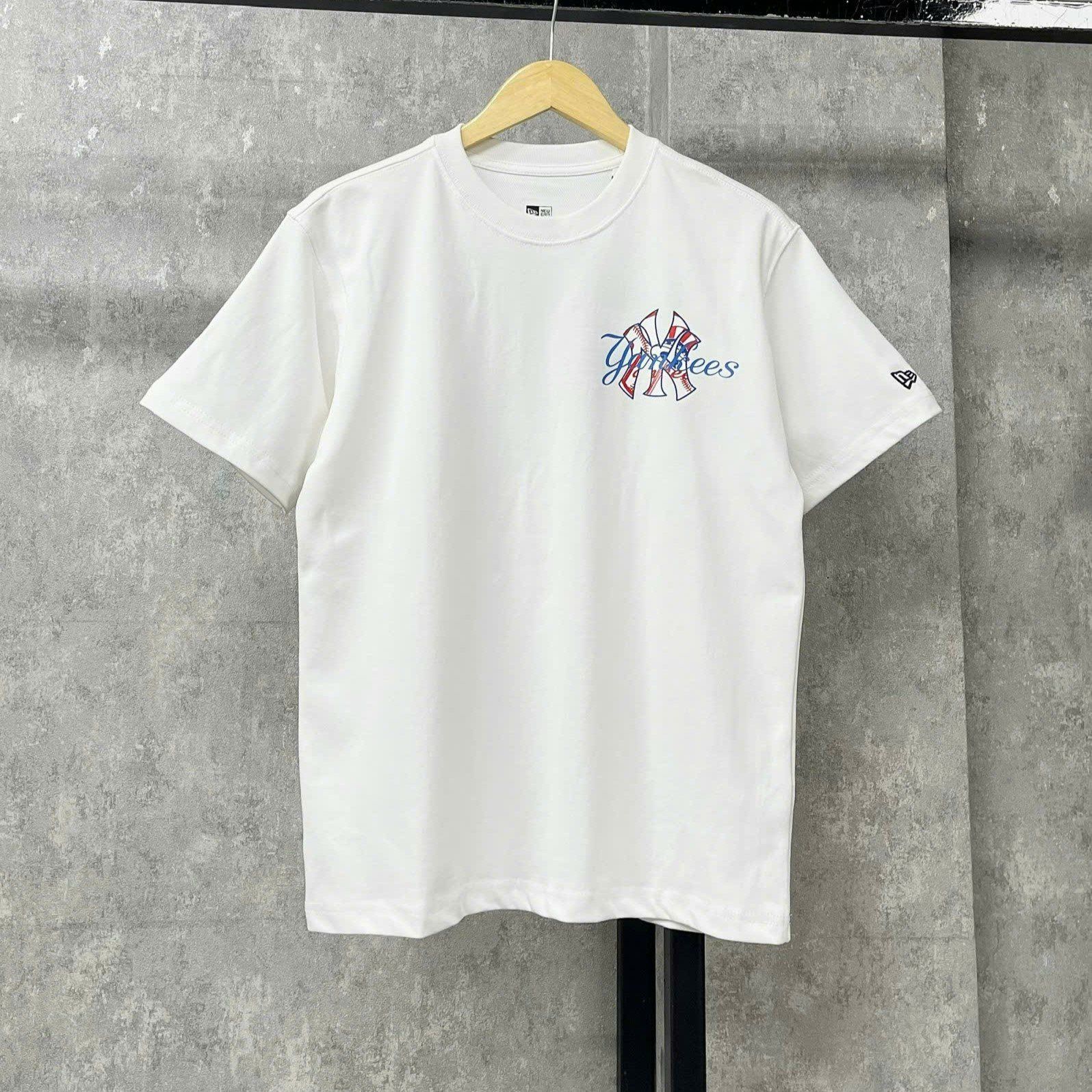 Áo Thun New Era - [Unisex] NY Yankees Paisley T-Shirt White - 13544565 