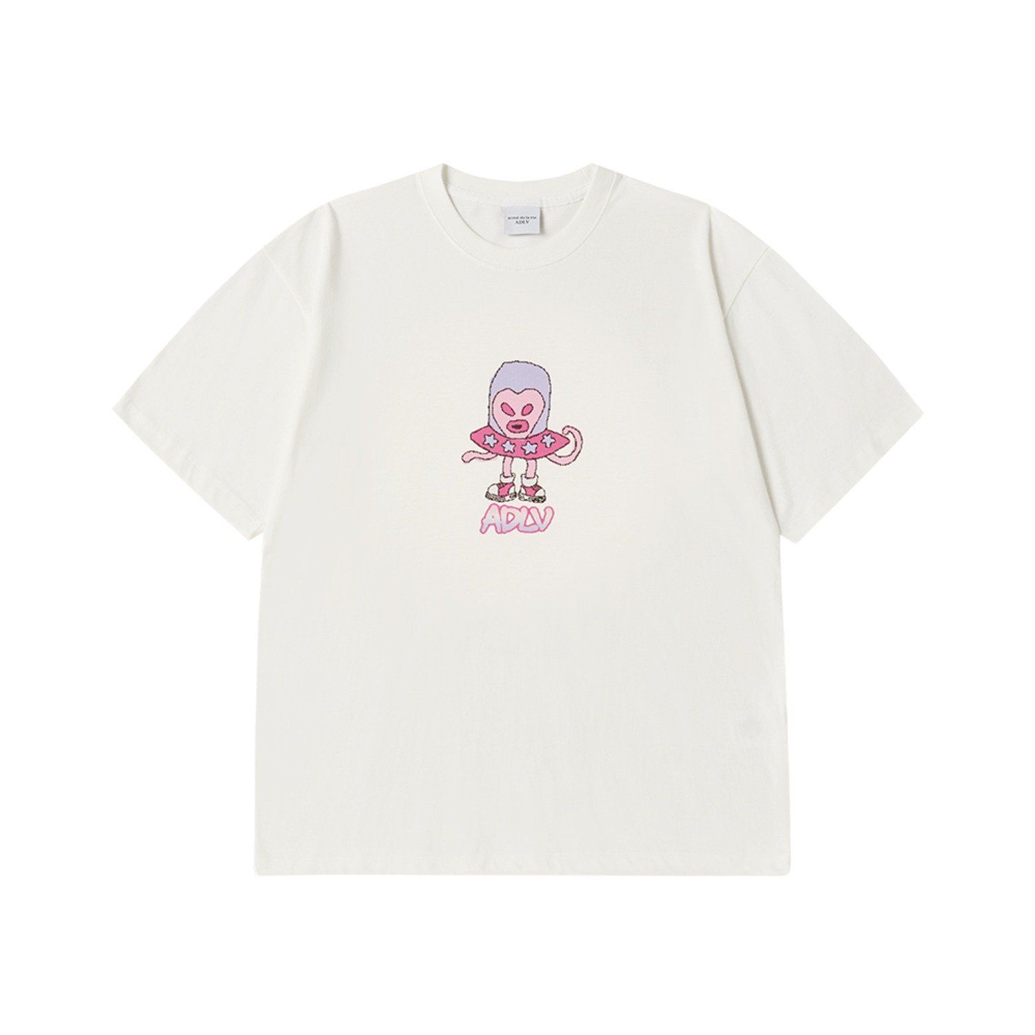  Áo thun ADLV - Acmé de la vie Heart Alien Short Sleeve T-shirt White 