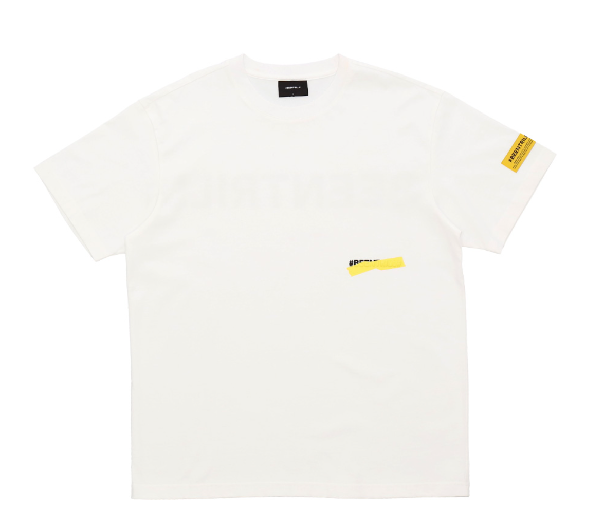  Áo Thun BEENTRILL - Back Logo Comfort Fit Short Sleeve T-shirt  - White 