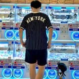  Áo Thun New Era - [Unisex] NY Baseball T-Shirt Black 