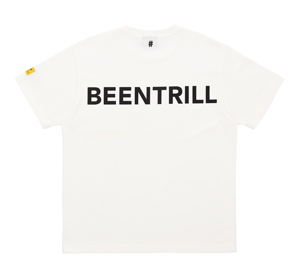  Áo Thun BEENTRILL - Back Logo Comfort Fit Short Sleeve T-shirt  - White 