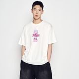  Áo thun ADLV - Acmé de la vie Heart Alien Short Sleeve T-shirt White 