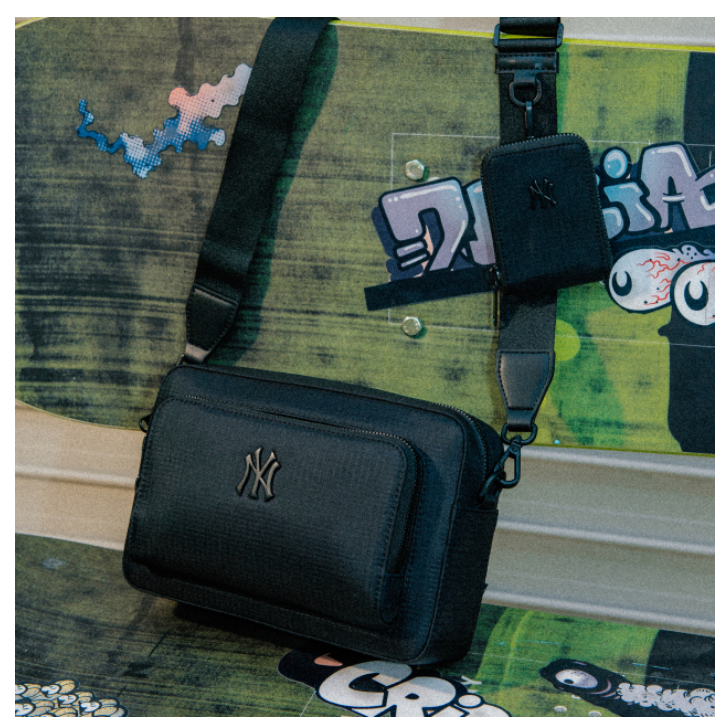  Túi Mlb Korea - Nylon Crossbody Bag - Ny Yankees - 32BGDJ11-50L 