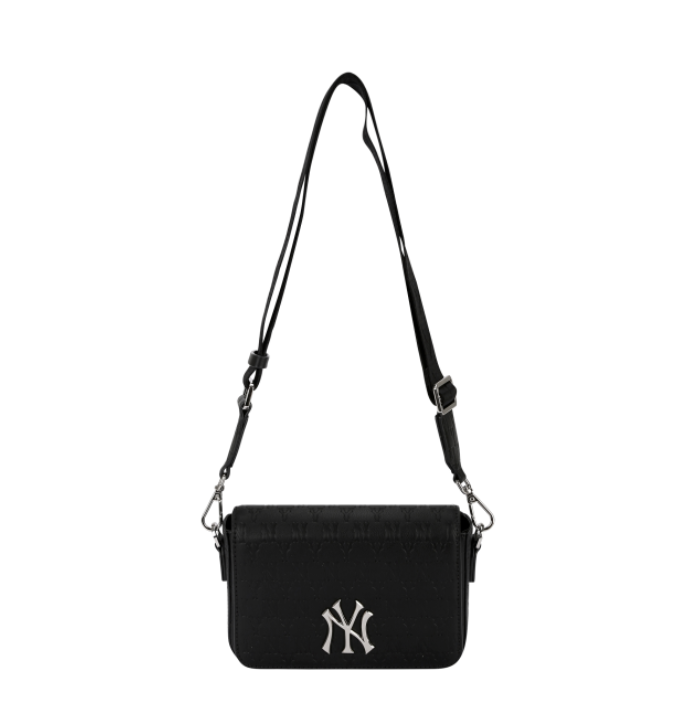 Túi unisex MLB Monogram Hoodie Bag NY Yankees 32BGPB111-50L Màu Đen