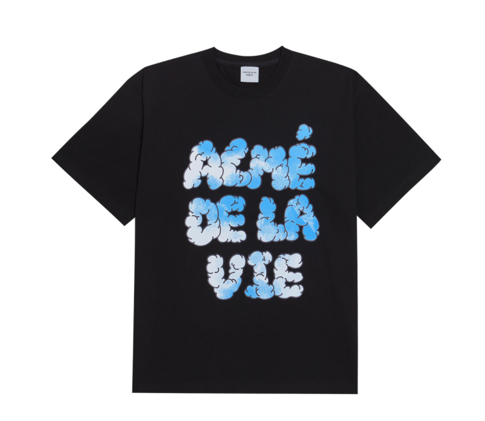  Áo thun - ADLV - Acmé de la vie - ADLV RAINBOW CLOUD SHORT SLEEVE T-SHIRT BLACK 