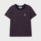  Áo Thun WHOAU [Nữ] - Steve Multi Stripe T-shirt Navy - WHRSF2531F 