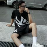  Áo Thun New Era - [Unisex] Front Big Logo NY Yankees T-Shirt Black 
