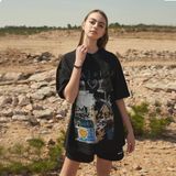  Áo thun Mariagedebien (MGDB) -  [Maria Jude Vienne] Black T-Shirt 