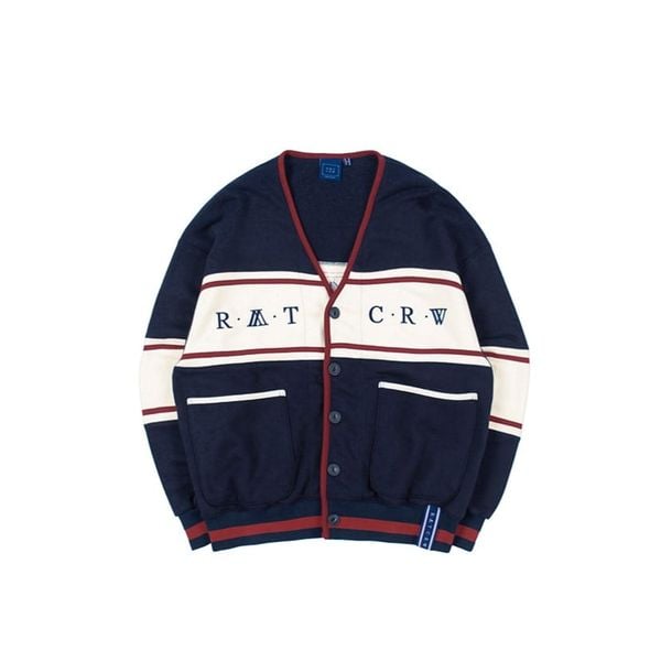  Áo Cardigan RMTCRW [ROMANTIC CROWN] - 21C BOYS COTTON CARDIGAN NAVY Size M 
